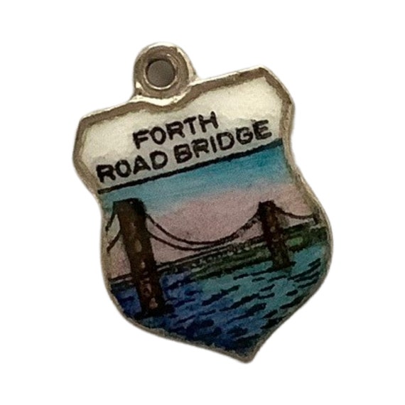 Forth Road Bridge Sterling Silver Charms  Enamel … - image 2
