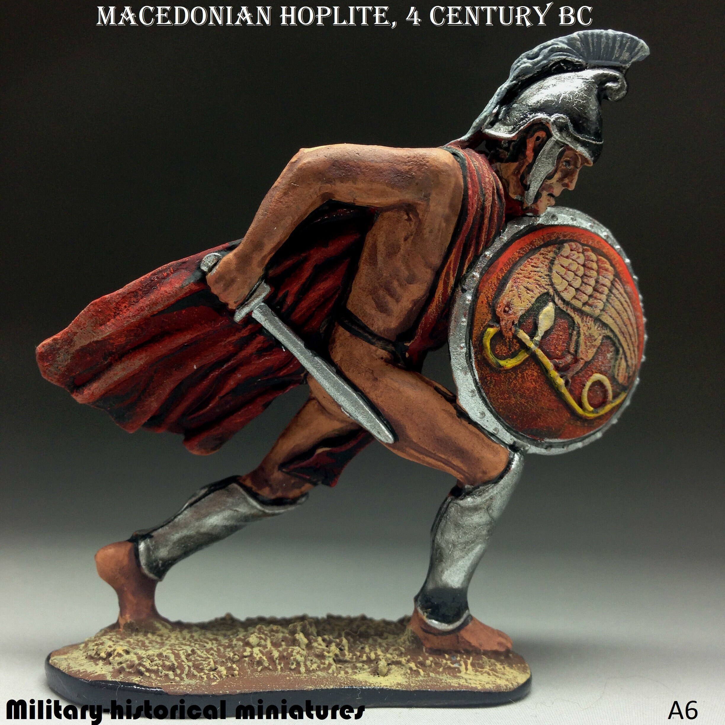 St Petersburg Greece Macedonian hoplite 4 century BC Tin toy Etsy