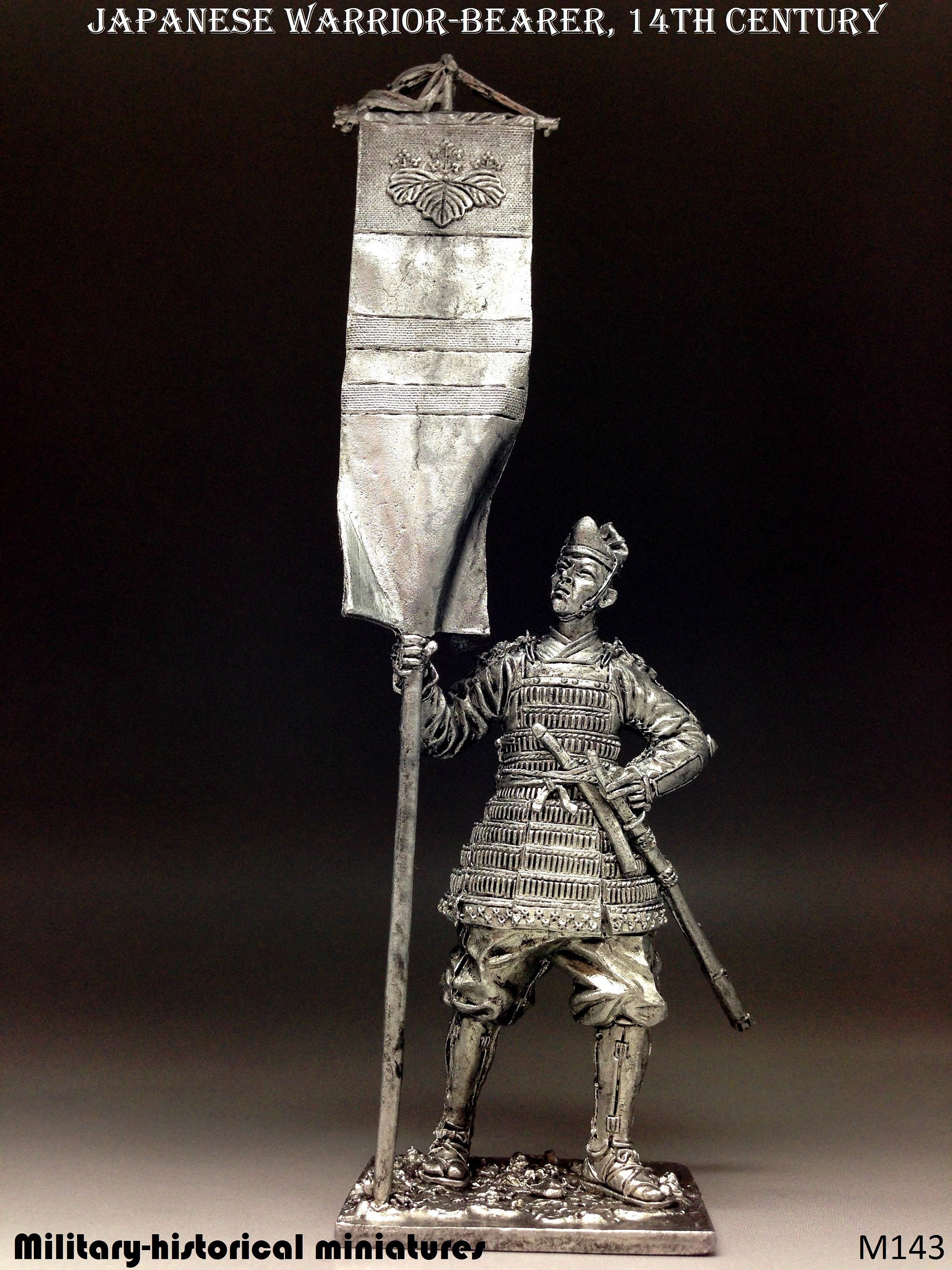 Details about / Knight toy soldier Samurai warriors metal sculpture Tin 45mm miniature figurine