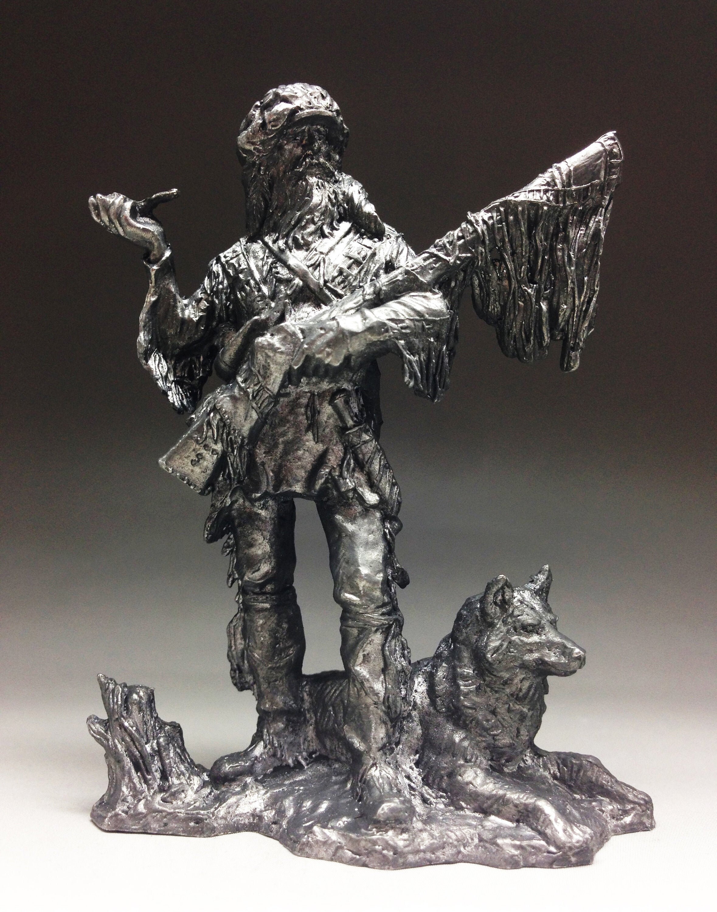 Tin Soldiers 18-19 centuries American trapper 54 mm America 