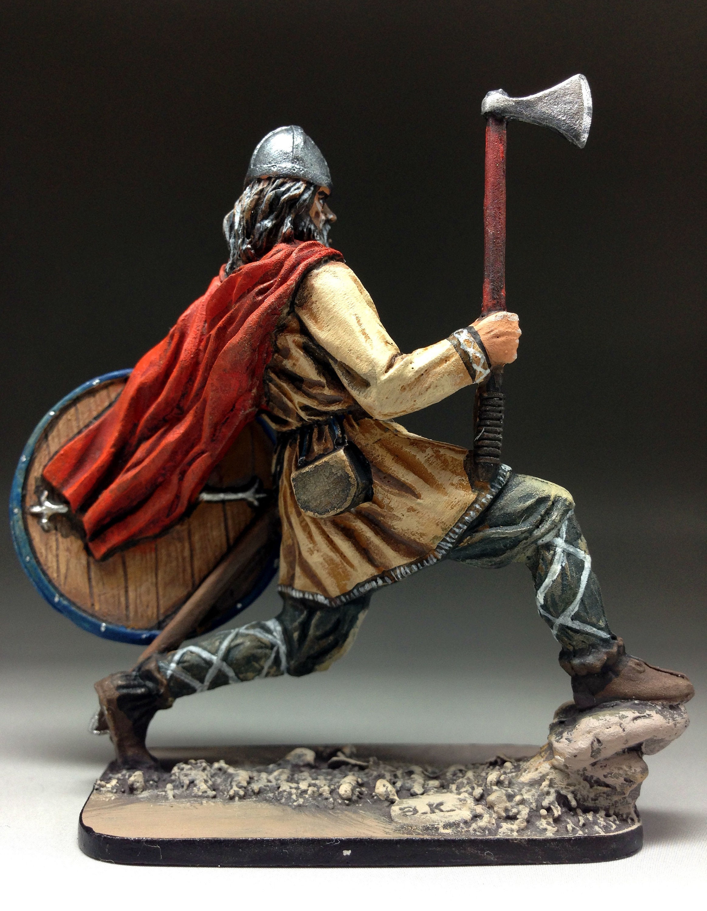 Viking 910 centuries Tin toy soldier 54mm 1/32 scale Art Etsy