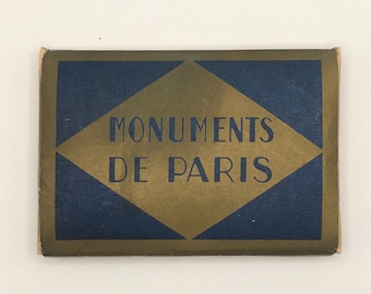 MONUMENTS DE PARIS a folio of 20 original 1920s photographs