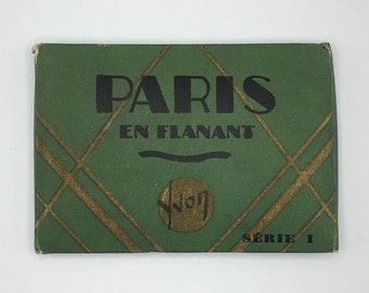 PARIS EN FLANANT Série 1, a folio of original 1920s photographs by Yvon