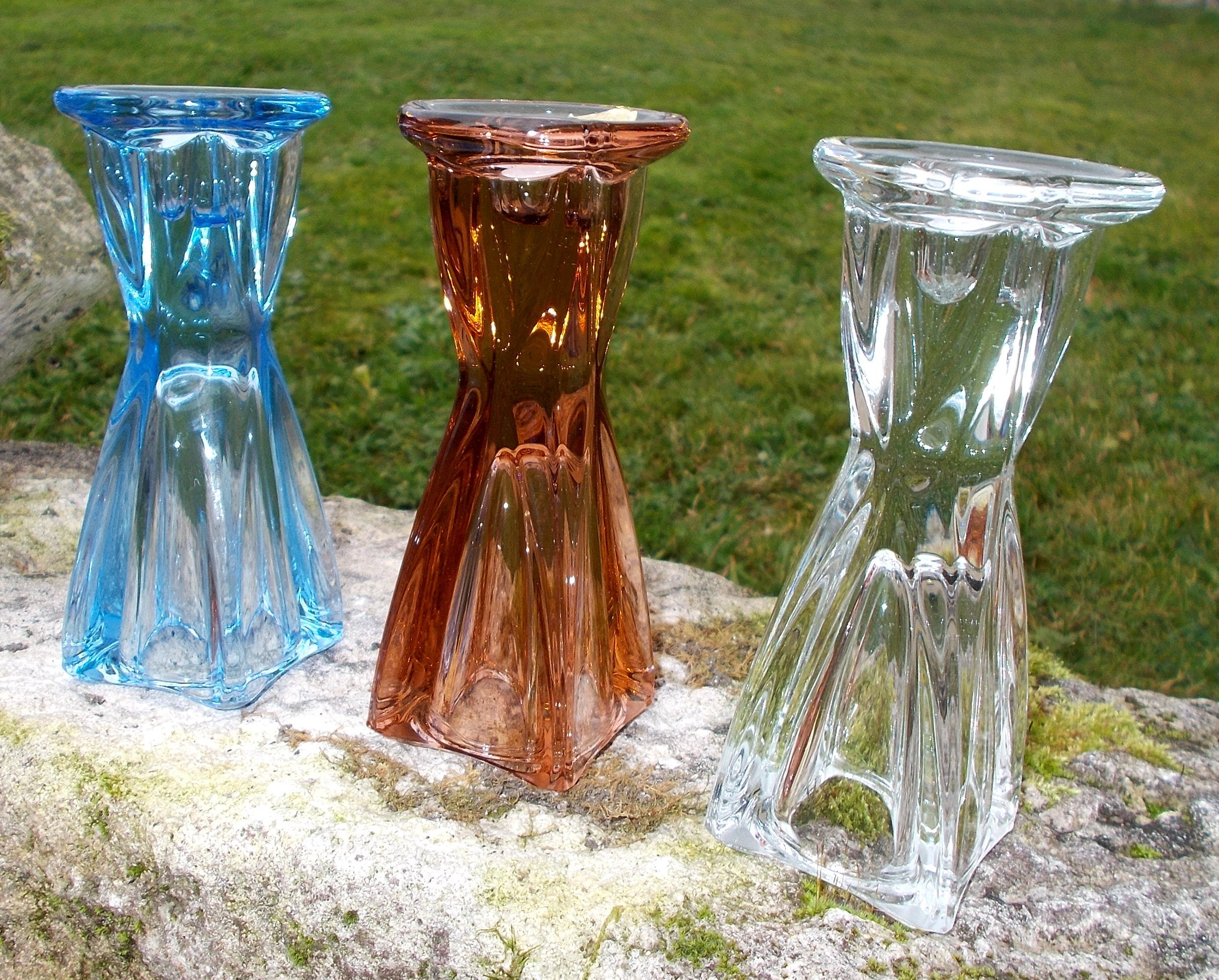 Sklo Union Bohemia Glass Candle Holder Home & Living Candles & Holders