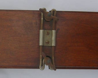 Early twentieth century wooden tie press