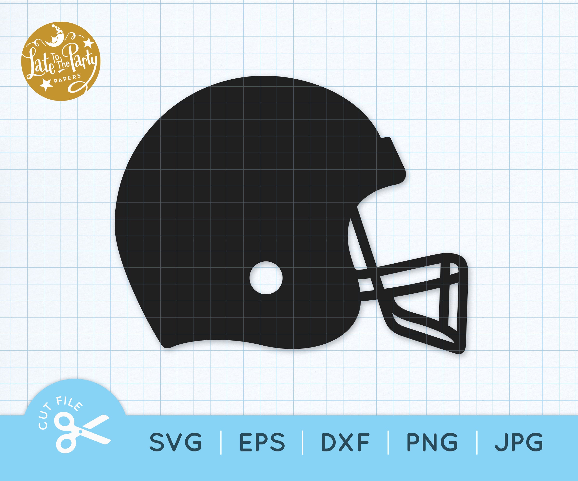 FOOTBALL HELMET SVG Cut File, Football Helmet Cutting File, Football