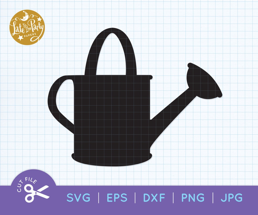 Watering Can SVG Cut File, WATERING CAN Cutting File, Watering Can