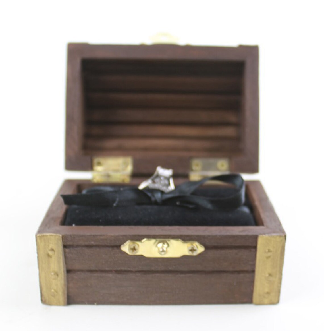 Treasure Chest Ring Box Etsy