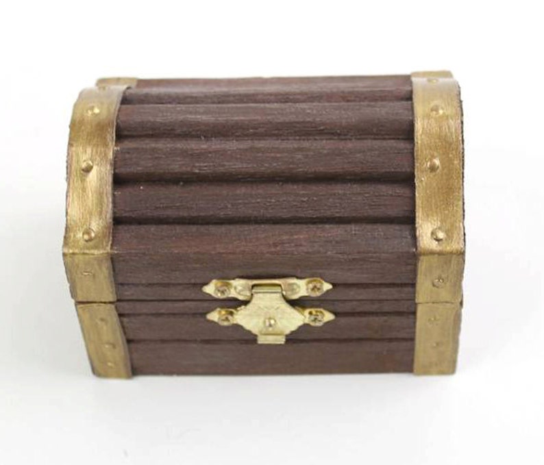 Treasure Chest Ring Box Etsy