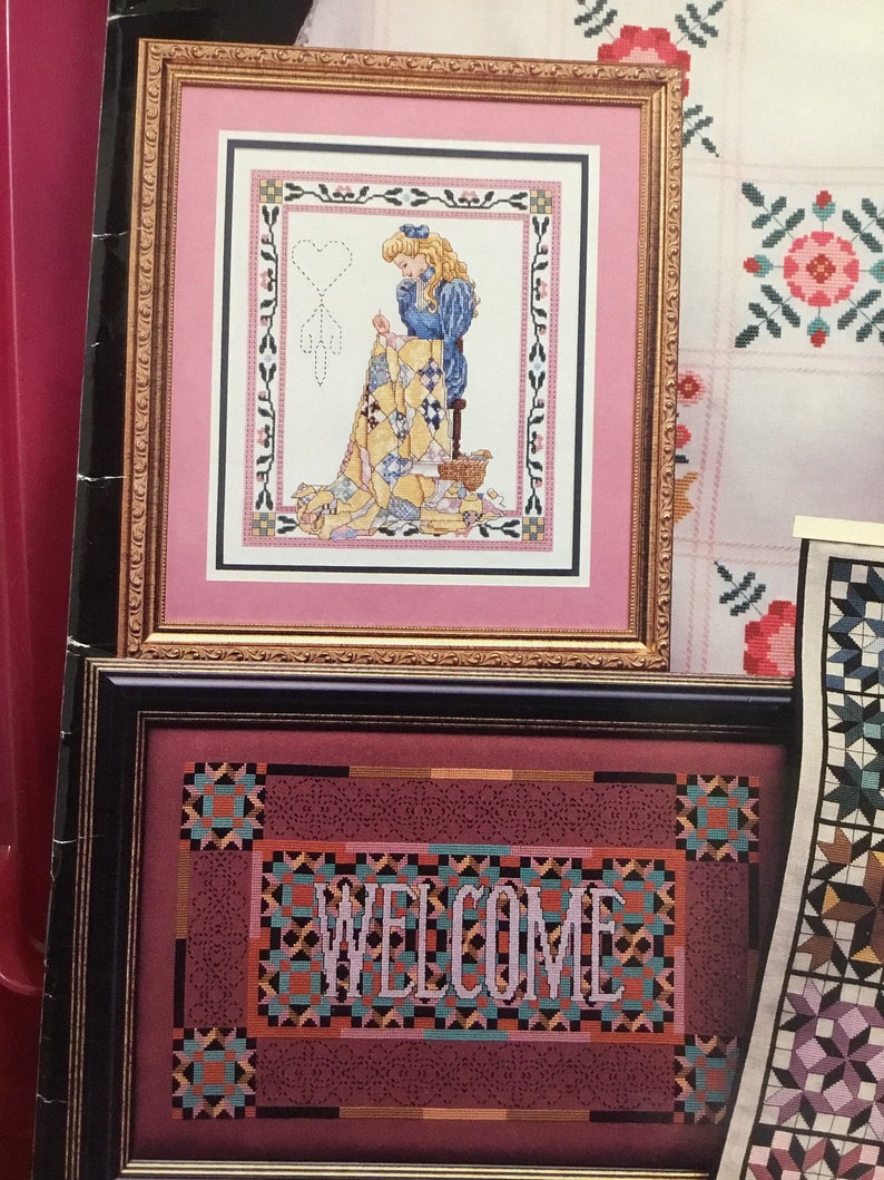 Crazy about Quilts counted cross stitch pattern book