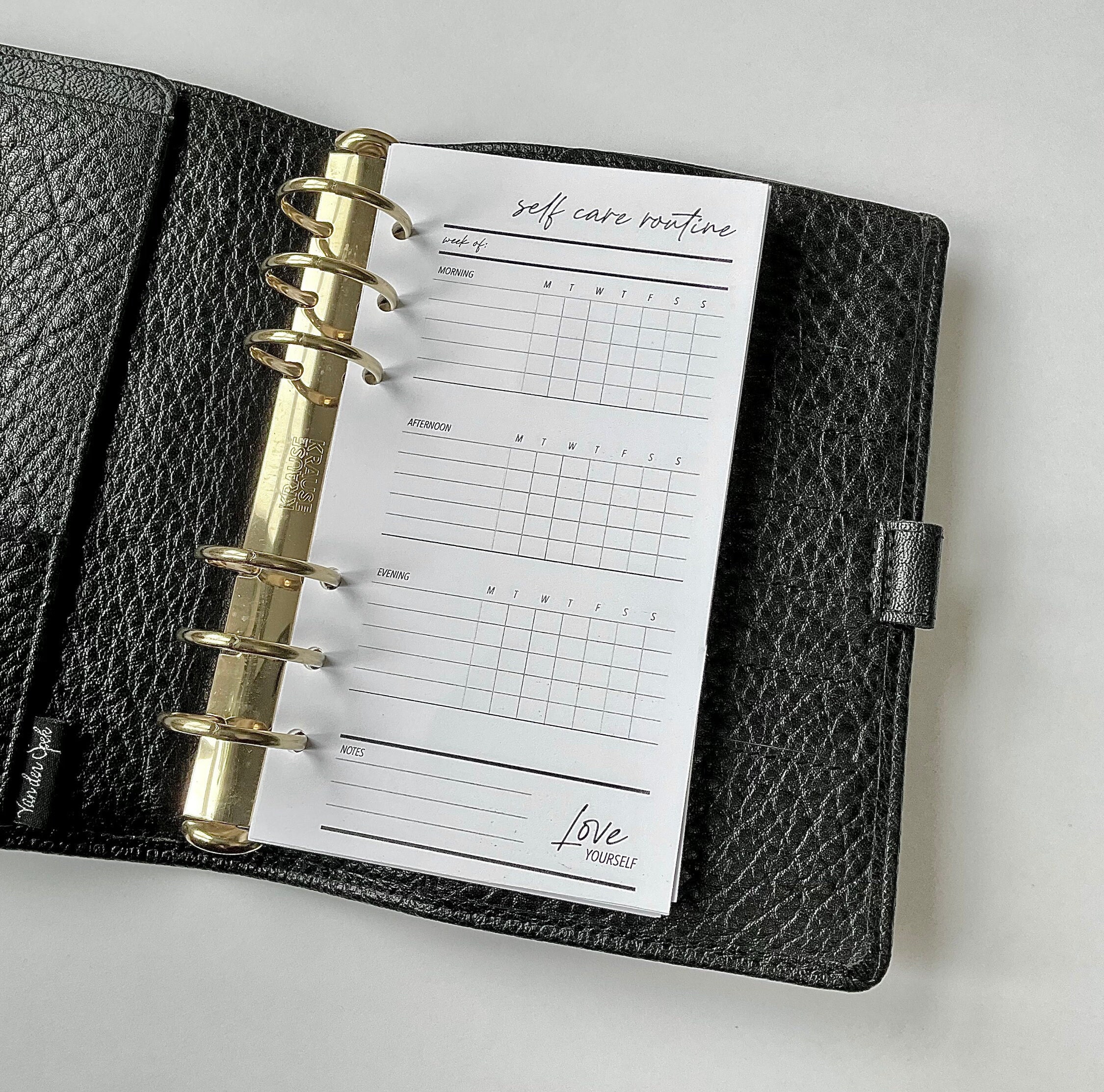Small Functional Weekly Agenda Refill SANS LIGNE ESTHETIQUE - Books and  Stationery