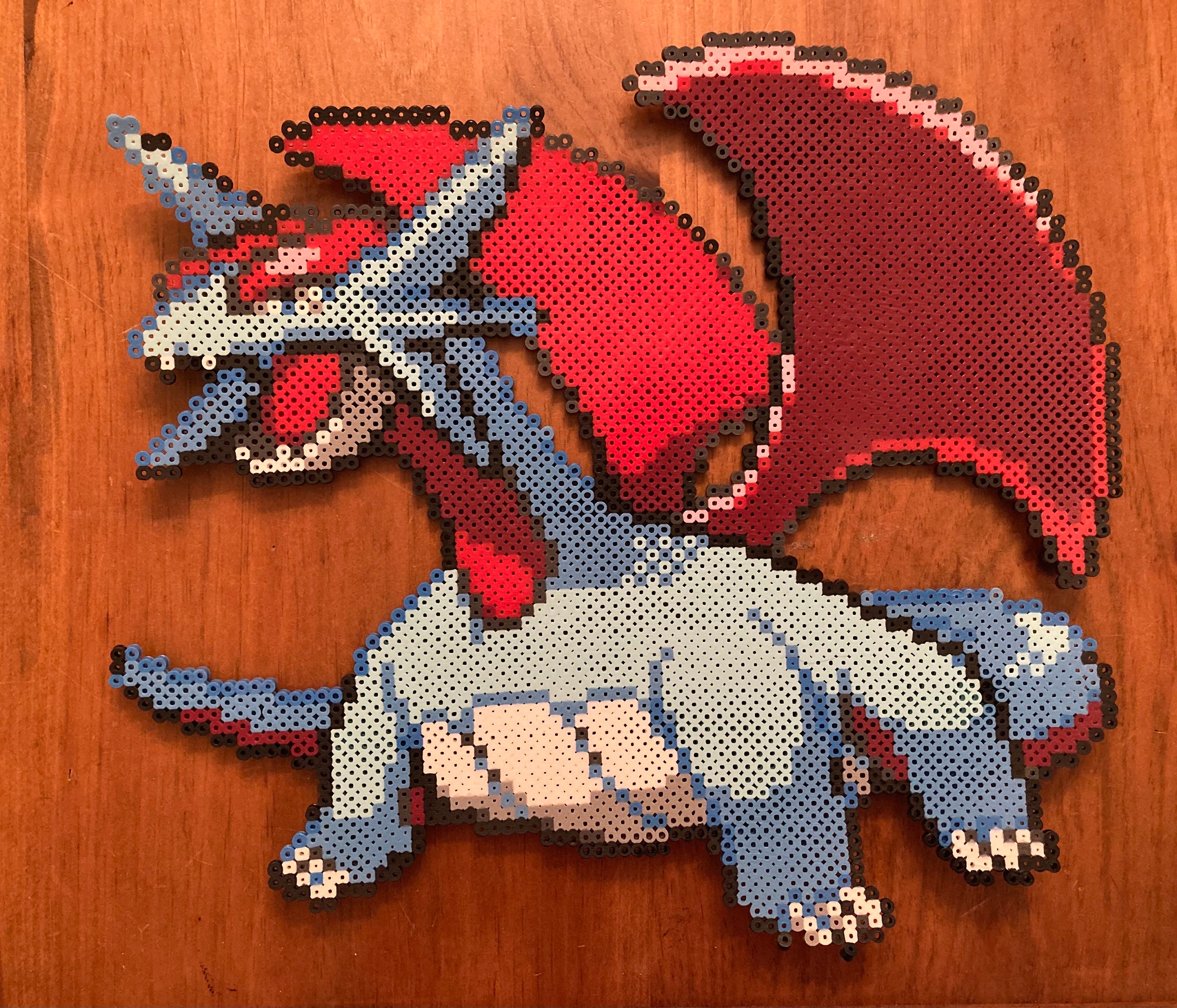 Salamence Pokemon Perler Bead Etsy