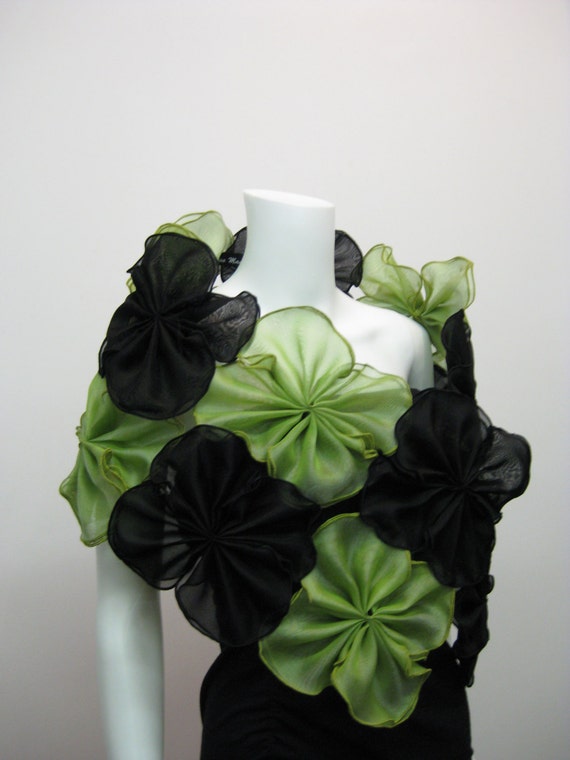 floral evening wrap