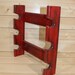 Red Rolling Pin Rack With Three Slots - Multiple Rolling Pin Rack ...