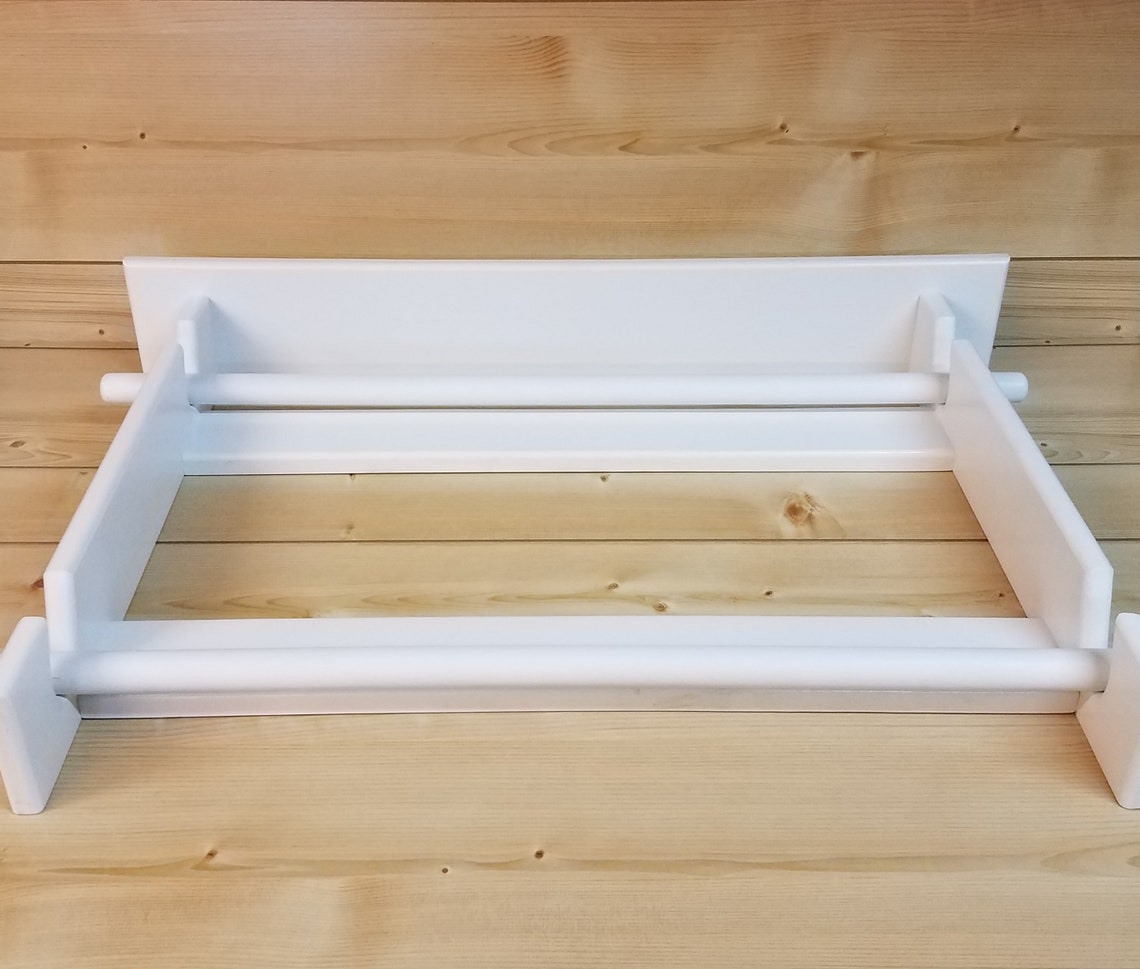 Quilt Rack White Quilt Rack Quilt Rack With Shelf Afghan Etsy