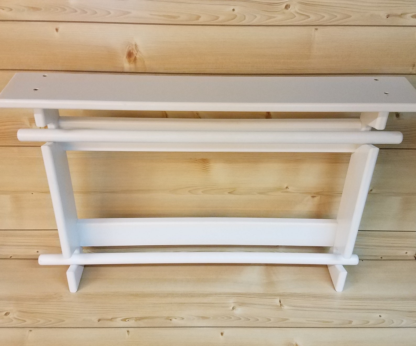 Quilt Rack White Quilt Rack Quilt Rack With Shelf Afghan Etsy