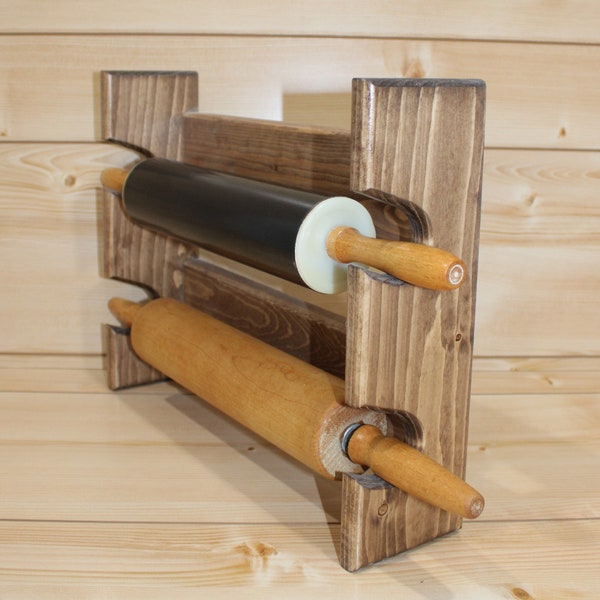 Rolling Pin Holder for Wall Etsy