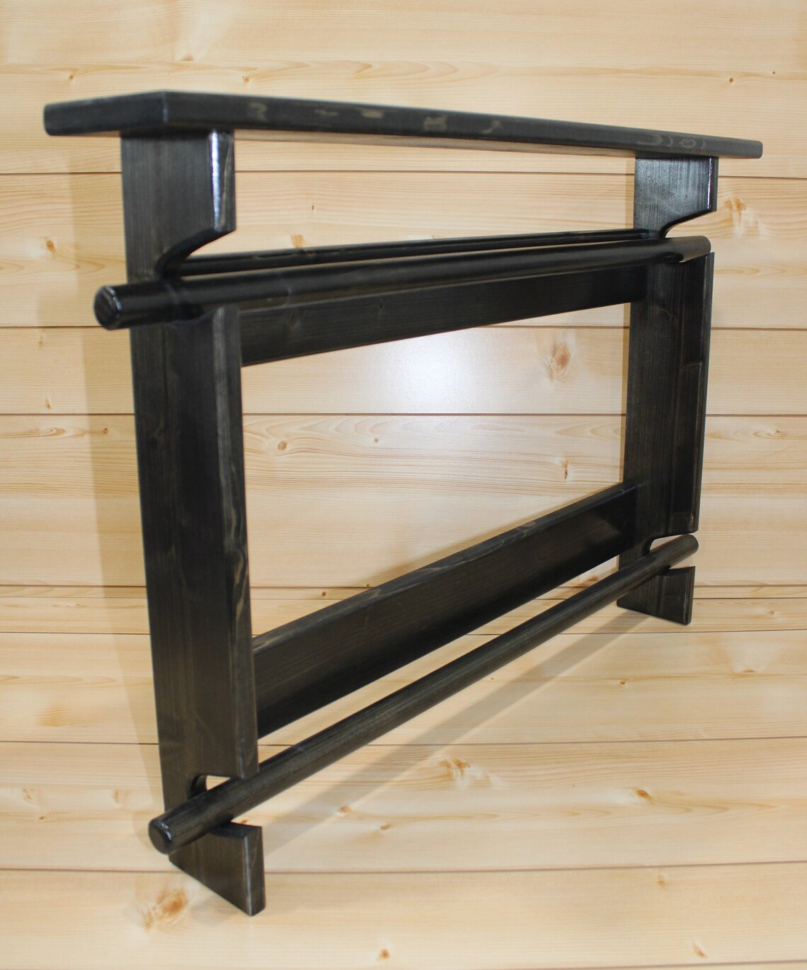 Quilt Rack Black Quilt Rack Quilt Rack With Shelf Afghan Etsy