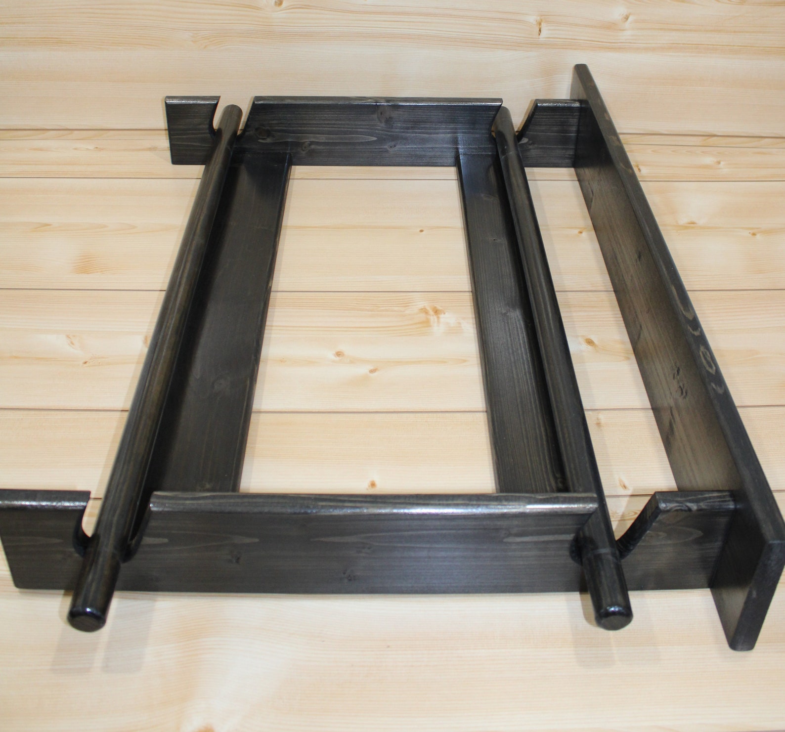 Quilt Rack Black Quilt Rack Quilt Rack With Shelf Afghan Etsy