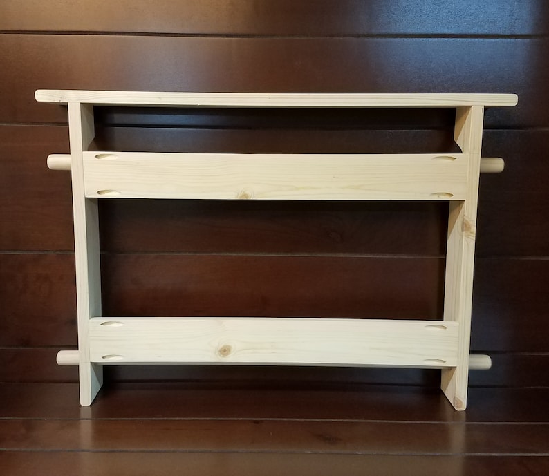 Quilt Rack Wooden Quilt Rack Quilt Rack With Shelf Etsy