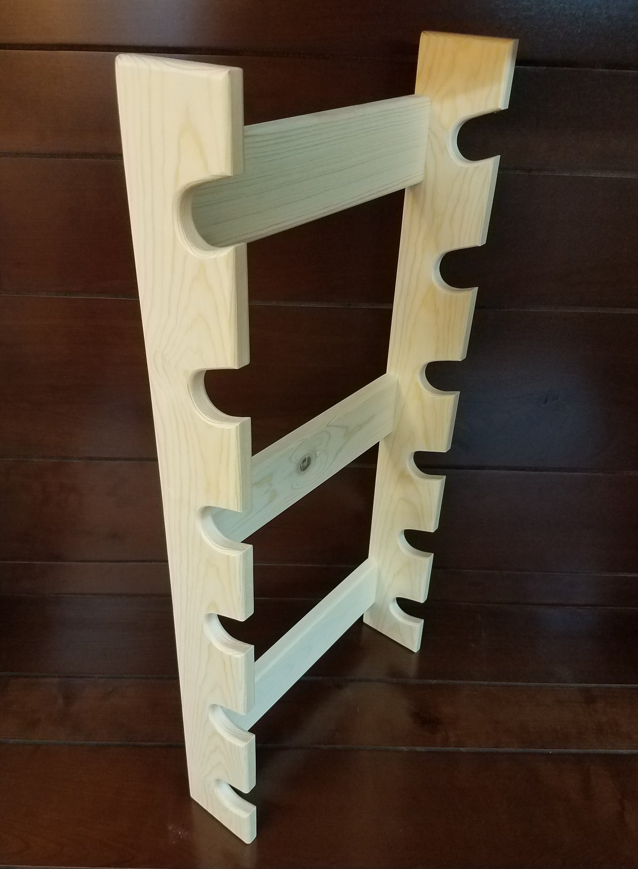 Rolling Pin Rack with Six Slots Multiple Rolling Pin Rack Etsy