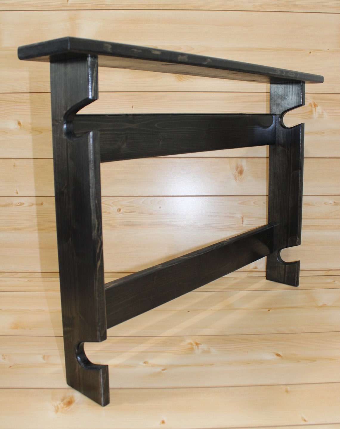 Quilt Rack Black Quilt Rack Quilt Rack With Shelf Afghan Etsy