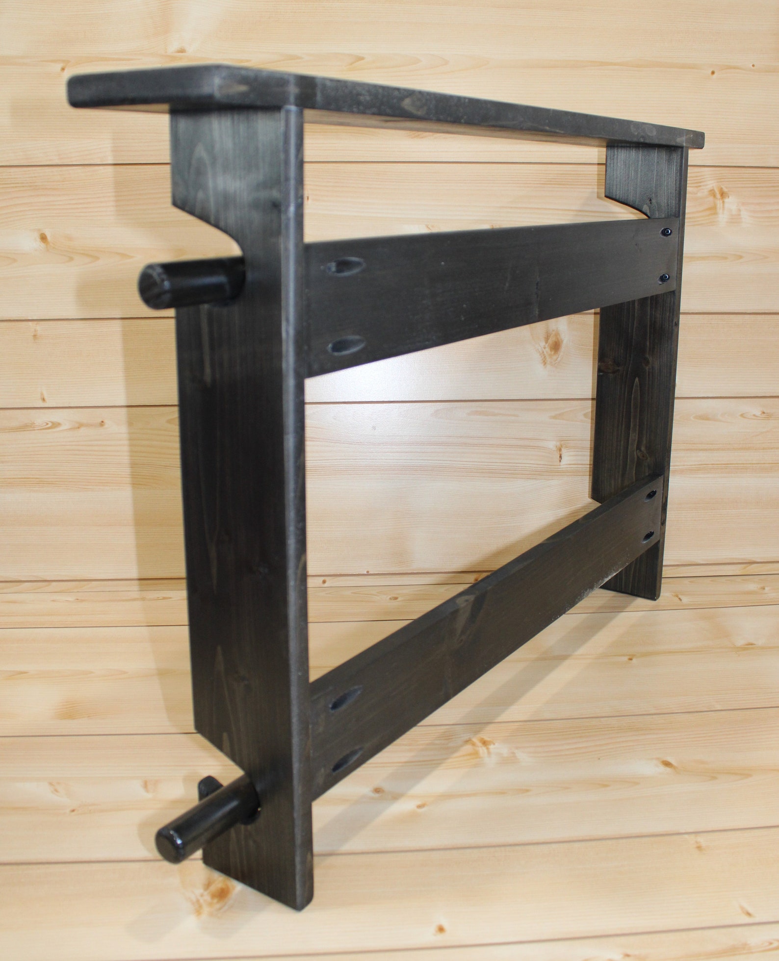 Quilt Rack Black Quilt Rack Quilt Rack With Shelf Afghan Etsy