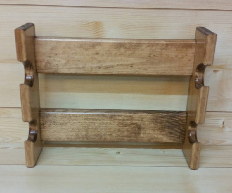 Rolling Pin Rack with Two Slots Multiple Rolling Pin Rack Etsy