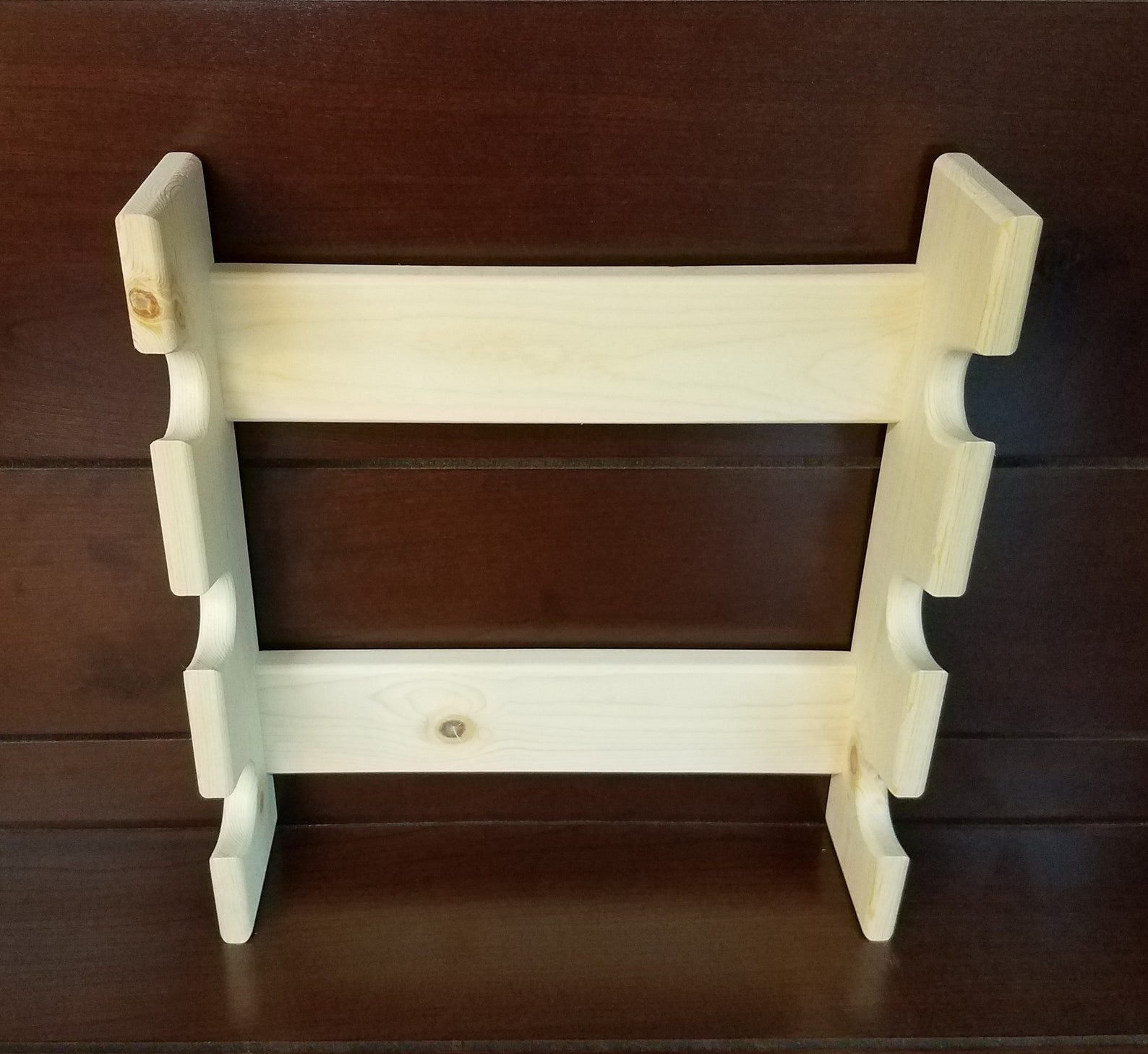 Storage Rack Slot Pin Rolling Pin Rack With Three Slots - Multiple Rolling Pin Rack - Rolling ...