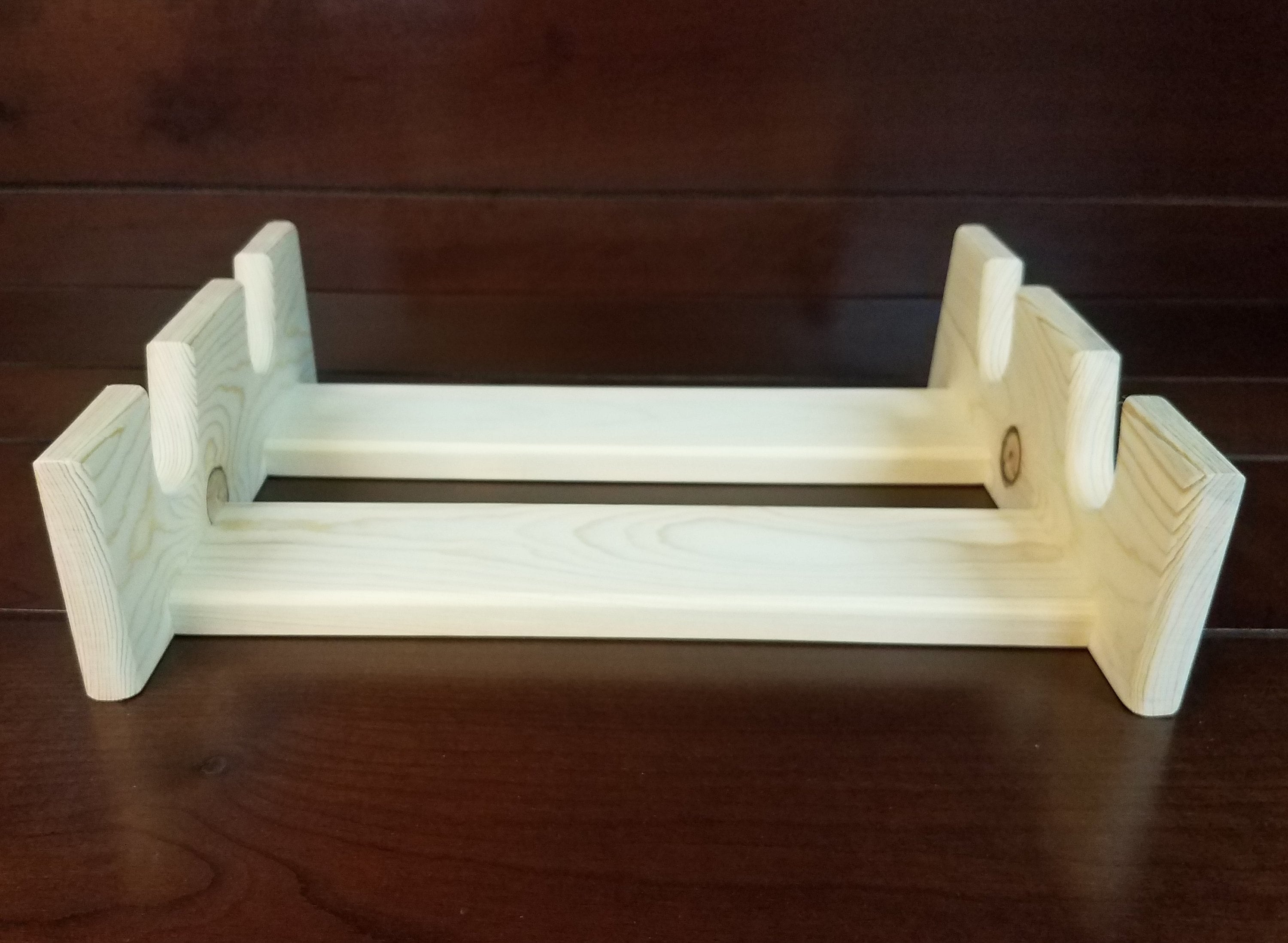 Storage Rack Slot Pin Rolling Pin Rack With Two Slots - Multiple Rolling Pin Rack - Rolling ...