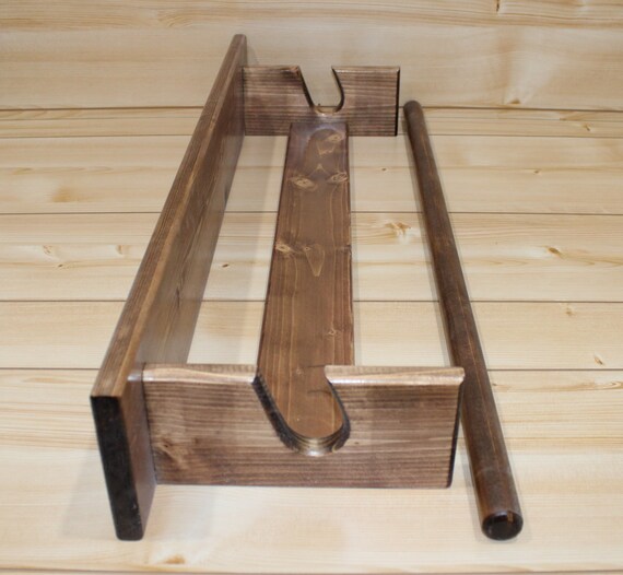 Wall Quilt Rack, Display, Storage, Organizer with 4 Hinged, Fully Movable  Arms. Natural Oak.