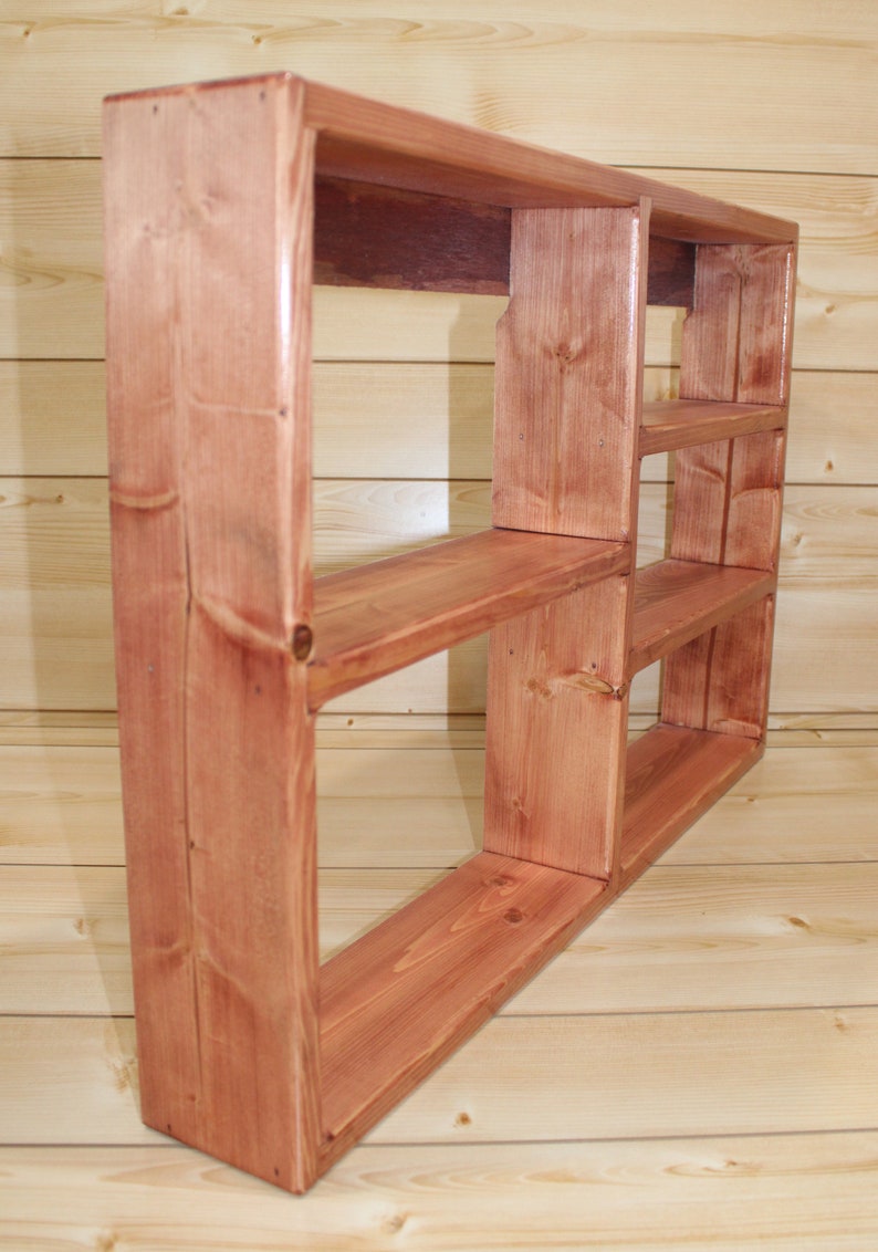 Wooden Display Shelf Unfinished Display Shelf Wooden | Etsy