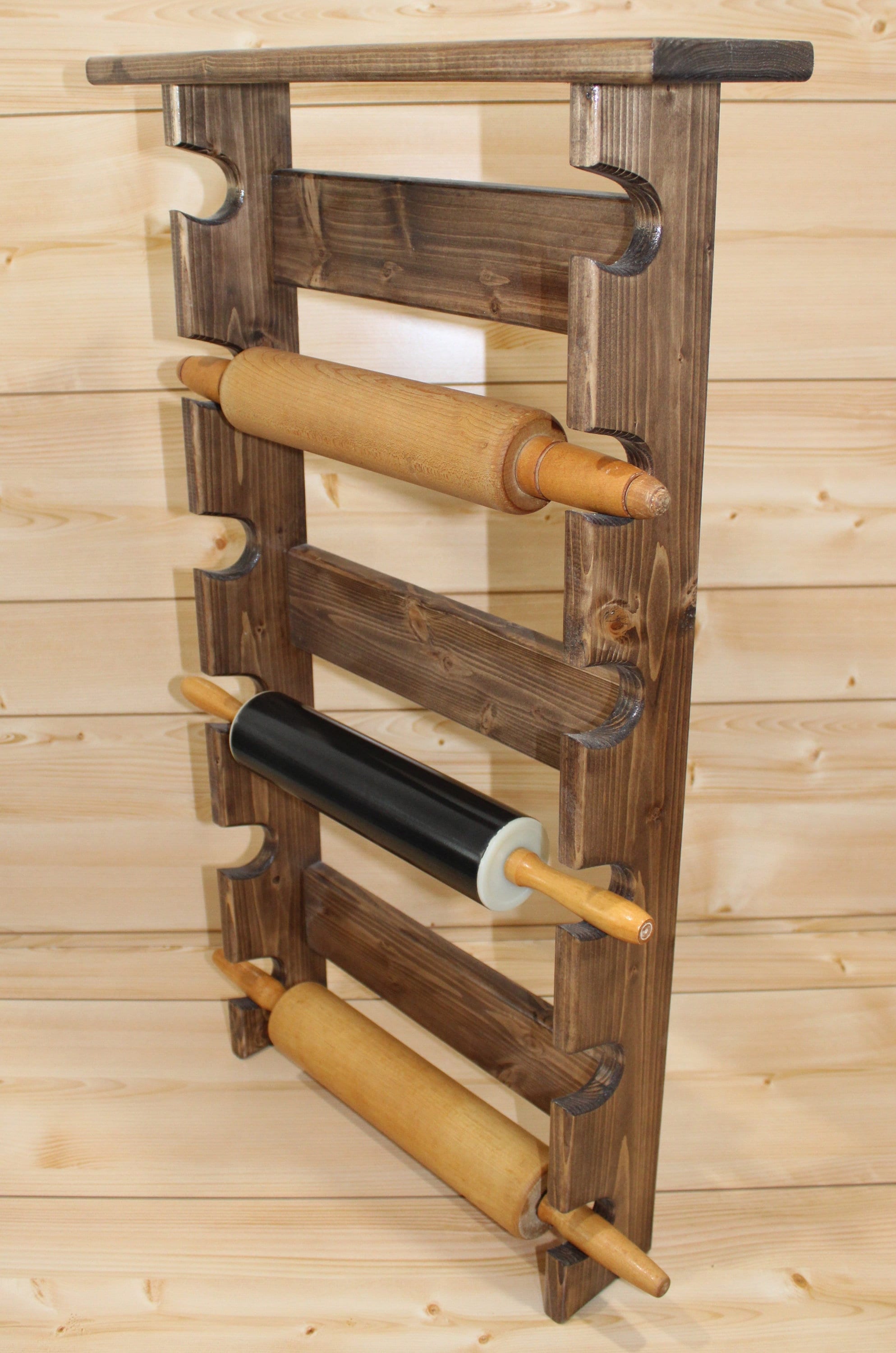pack of 2 – Rolling Pin Holder Rolling Pin Display Rack Rolling