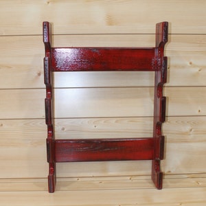 Red Rolling Pin Rack With Four Slots - Multiple Rolling Pin Rack ...