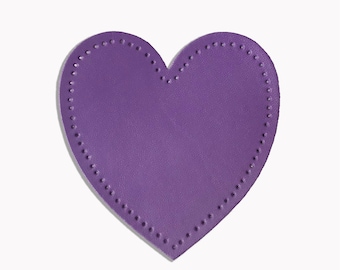 Purple heart sewing leather elbow pad, sweater elbow, sewing elbow, knee pad, available in several colors