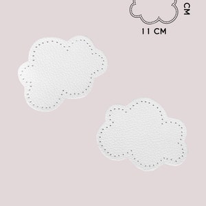 Leather sewing cloud elbow pad, cloud elbow pad, leather cloud elbow pad, sewing elbow, knee pad image 2