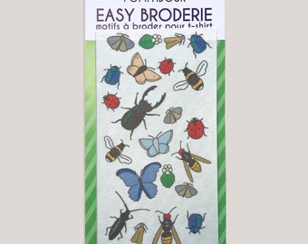 Bye bye moths, embroidery patterns to hide and repair small moth holes on your sweaters.