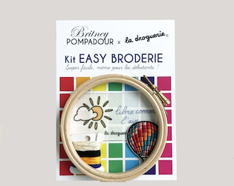 LIBRE COMME L'AIR, La Droguerie - Easy Embroidery Kit