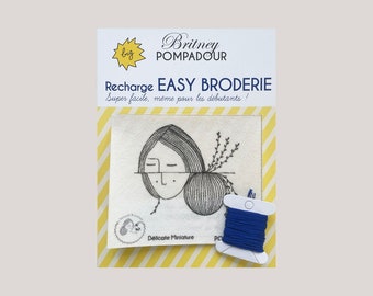 Unstructured - Embroidery patterns, Extra Big EASY BRODERIE by Britney Pompadour and Delicate Miniature