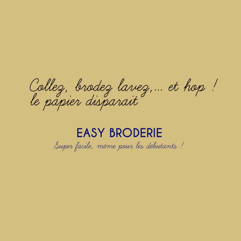 Heart embroidery kit for shirt collar by Britney Pompadour Easy Broderie