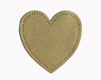 Golden sweater elbow pad, metallic leather sewing heart, sewing elbow, knee brace available in several colors