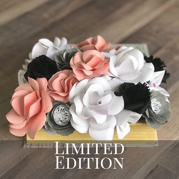 paris decor paper flowers paper flower bouquet paper bouquet bookworm gift gift for mom gift for boss office decor gift for coworker etsy paper flower bouquet