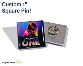 Square Pin Badge - Etsy