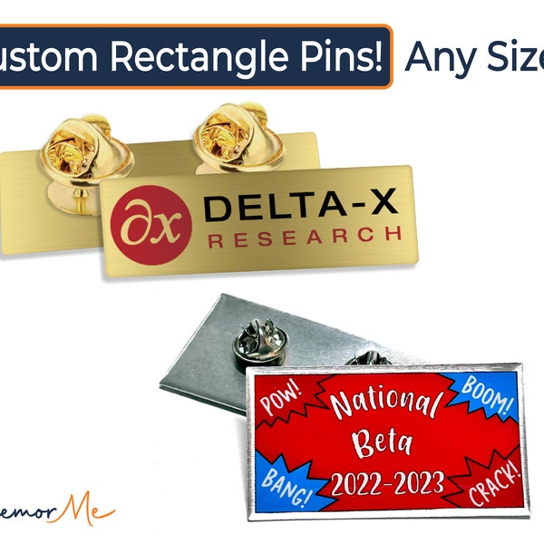 Rectangle Buttons Etsy