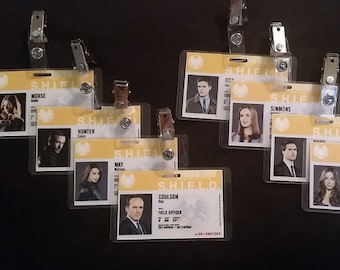 Marvel's Agents of Shield and Avengers ID Badges