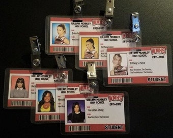 William McKinley High School Student ID Badges Inspired by Glee