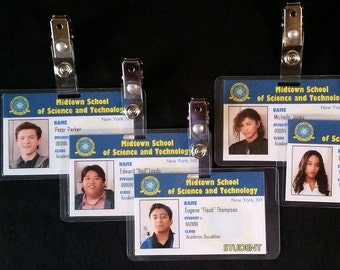 Midtown School of Science and Technology Student ID Cards Inspired by Spider-Man Homecoming