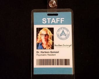Dr Harleen Quinzel Psychiatrist ID Badge