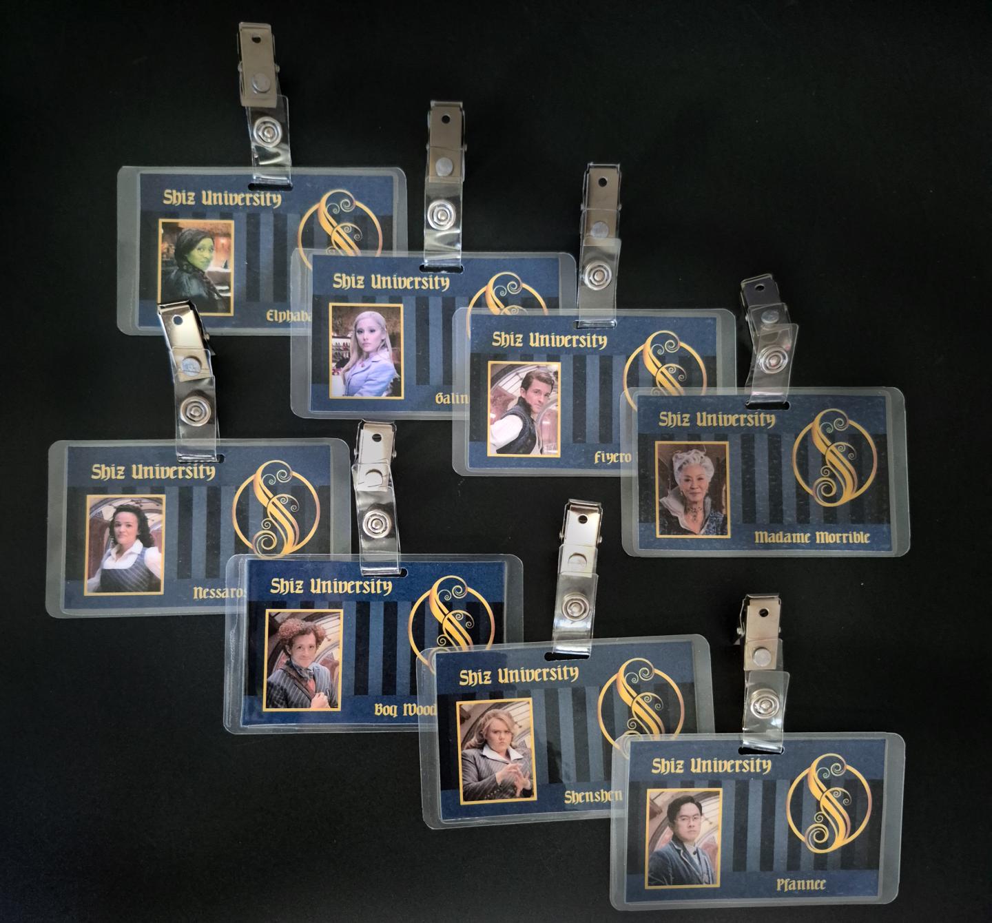 Shiz University Student ID Badges Inspired by the Wicked Musical