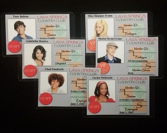 High School Musical Lava Springs ID Cards